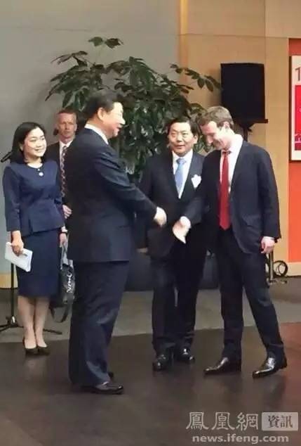 Facebook,习近平小扎,习访美