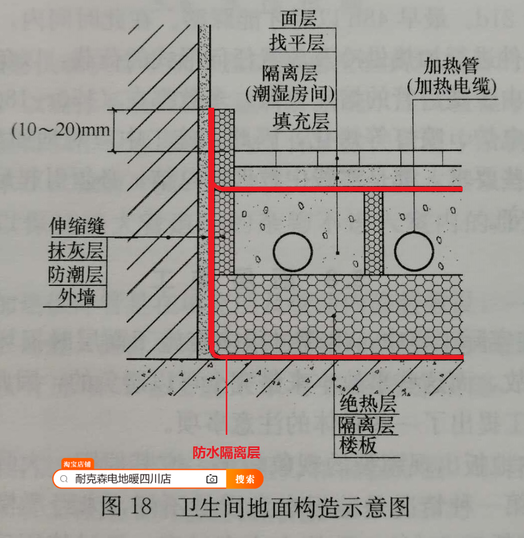 成都电地暖卫生间防水怎么做,卫生间装地暖防水