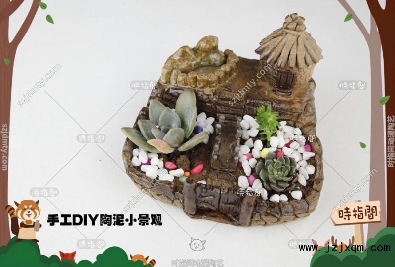 时指间,陶艺店加盟,开陶艺店,陶艺店,陶艺作品，陶艺店加盟，陶艺泥塑，陶艺店，陶艺diy景观 (5)