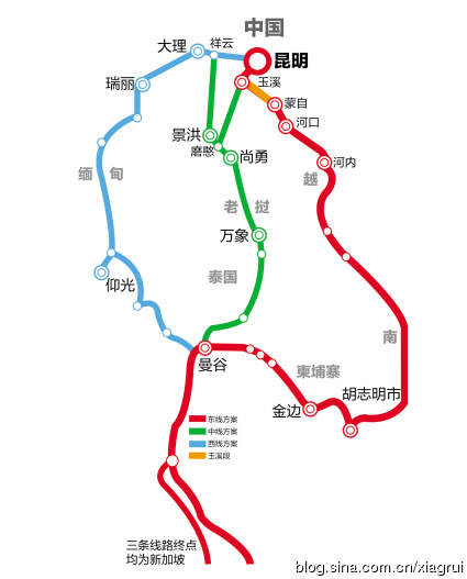 [转载]【中国】泛亚铁路东线昆玉铁路扩能改造工程铺架开工