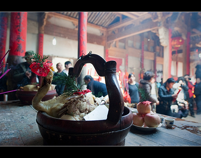 [转载]浙江新叶·千年古村祭祖的宏大场面