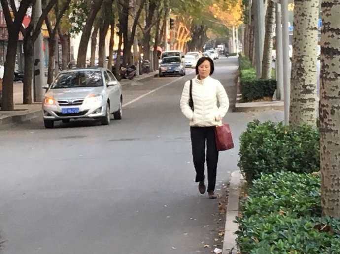 实拍:京城气温骤降,行人冻成狗(图) 实拍:京城气温骤降,行人冻成狗(图)