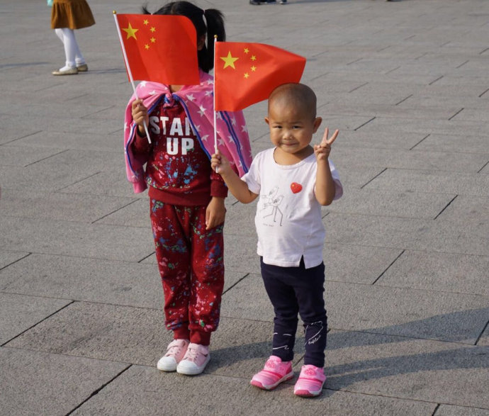 实拍:十一长假期间的天安门广场 实拍:十一长假期间的天安门广场