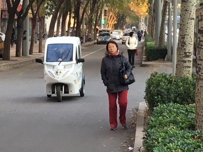 实拍:京城气温骤降,行人冻成狗(图) 实拍:京城气温骤降,行人冻成狗(图)