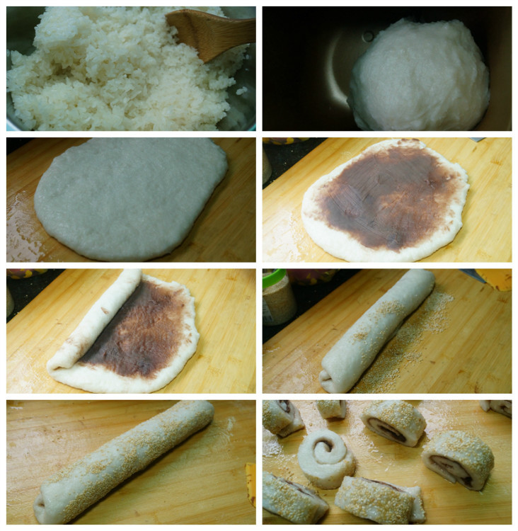 糯米豆沙卷 - 优妈美食 - 优妈美食博客 糯米豆沙卷 - 优妈美食 - 优妈美食博客