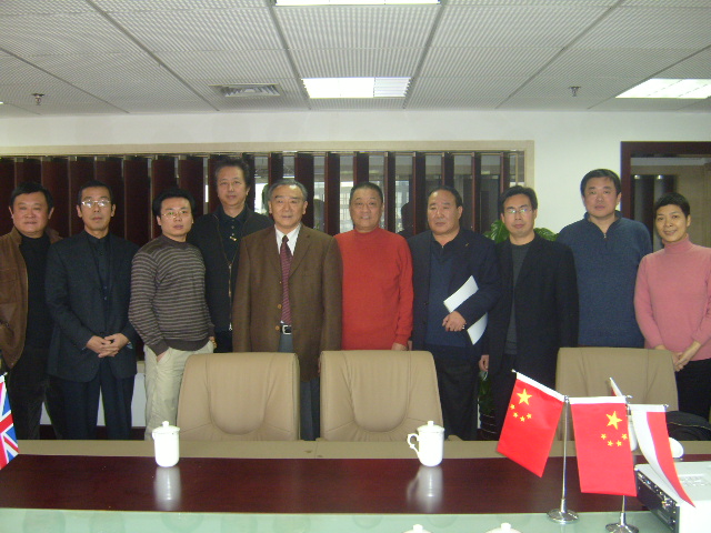 文化产业集团公司董事长薛秋阳,圆明园还原基金会常务副会长王文生